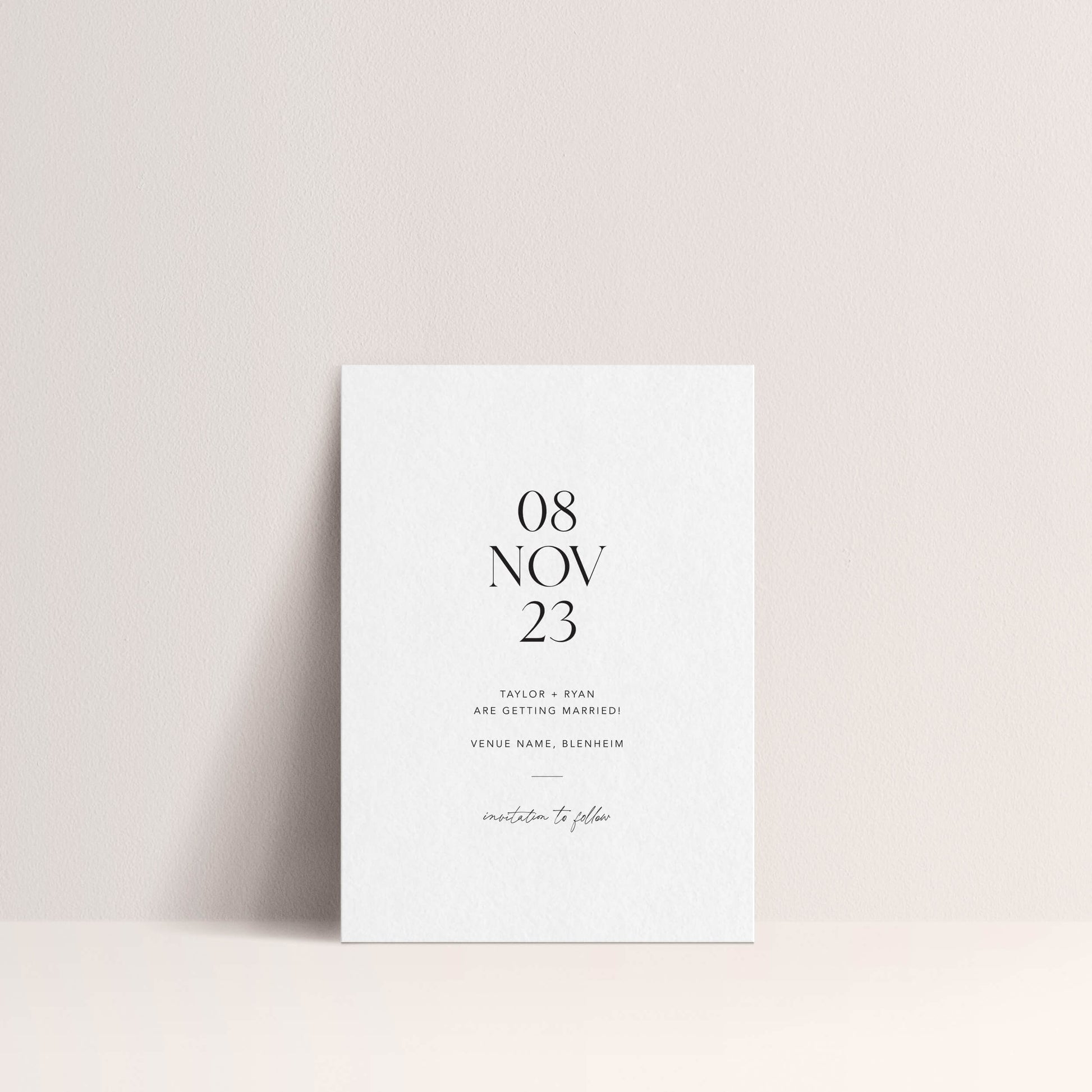Forever Yours | Wedding Save The Dates | Vanilla Hayes, NZ